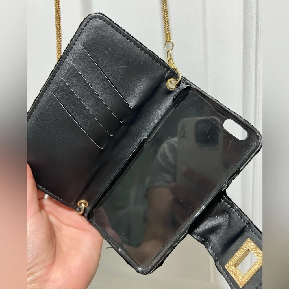 VELVET CASE/HOLDER CARD IPHONE 6